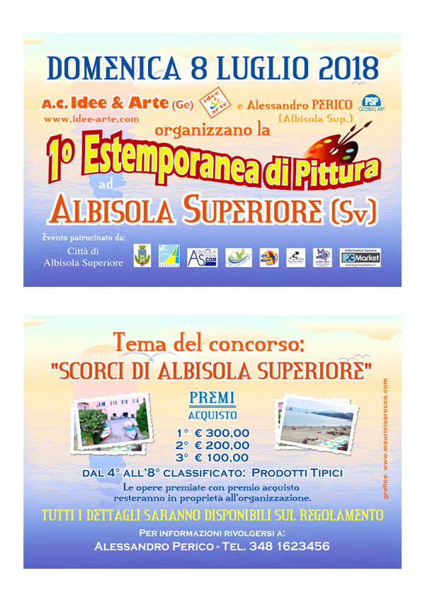 8 Luglio 2018 - 1° Estemporanea di Pittura ad Albisola Superiore Image