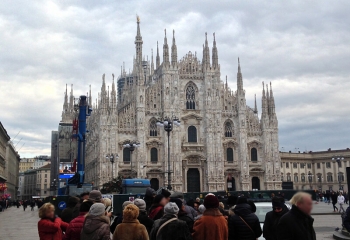 E finalmente, eccoci in Piazza del Duomo